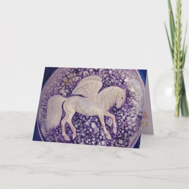 TARJETA ESPÍRITU DE CABALLO - UNICORN PURPLE JEGRIO - DH (Anverso)