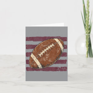 Tarjeta Espíritu de equipo de día de juego Maroon de fútbo