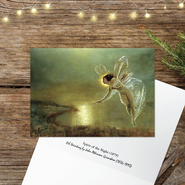 Tarjeta Espíritu de la noche John Grimshaw Blank (Subido por el creador)