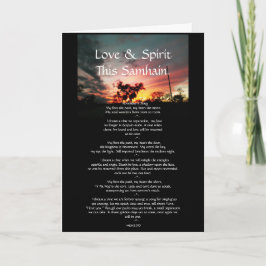 Tarjeta Espíritu de Samhain
