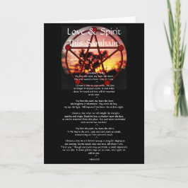 Tarjeta Espíritu de Samhain