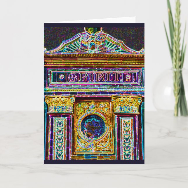 Tarjeta espiritual colorida (Anverso)