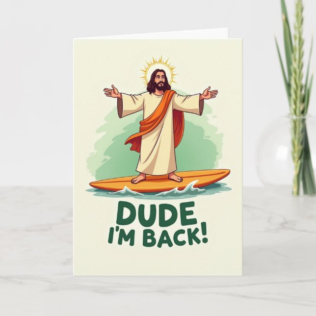 Tarjeta Espiritual de Surf 'Hang Loose' (Anverso)