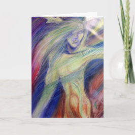 Tarjeta espiritual elemental de fantasía