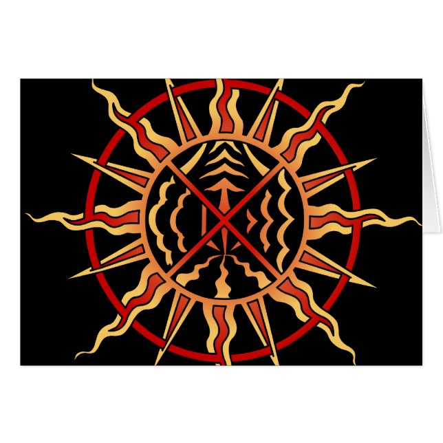 Tarjeta espiritual Tarjeta de Personalizado de art (Anverso (Horizontal))