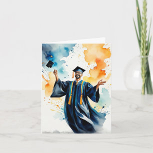 Tarjeta Esplandor de éxito - La exuberancia de un graduado