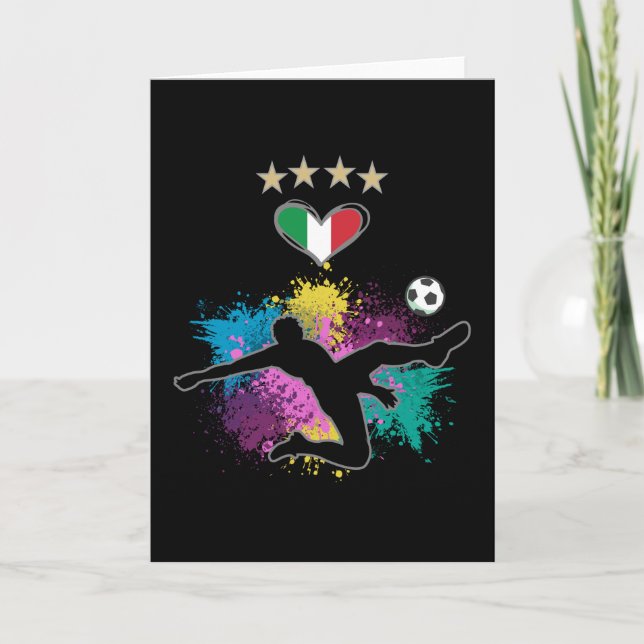 Tarjeta Esplash de la bandera de la camiseta del hincha de (Anverso)