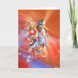 Tarjeta ESPOLLA DE BAILE Nativa-Estadounidense