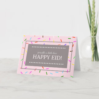 Tarjeta Espolvorear una pequeña carta de amor de Eid