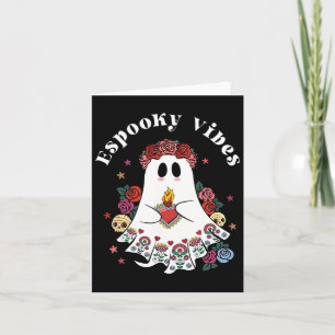 Tarjeta Espooky Vibes Maestra Halloween Español Te Mexican