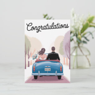 Tarjeta Esposa boda felicita regalo matrimonial