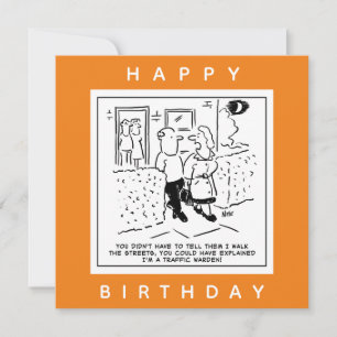 Tarjeta Esposa camina por las calles como Personalizado de