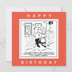 Tarjeta Esposa camina por las calles como Personalizado de