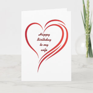 TARJETA **ESPOSA**CON TODO MI AMOR EN TU CUMPLEAÑOS