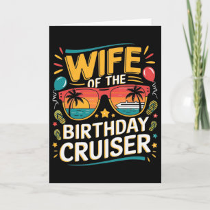 Tarjeta Esposa Del Crucero De Cumpleaños 2025 Crucero De C