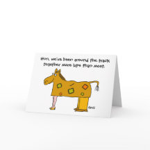 Esposa divertida del marido del tema de la carrera