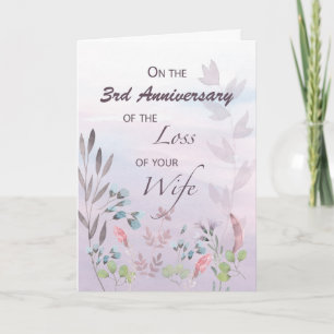 Tarjeta Esposa Personalizado Año tercer aniversario de la