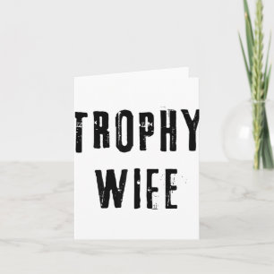 Tarjeta Esposa Trofeo Guay Madre Mamá Papá Chiste Novia Fu