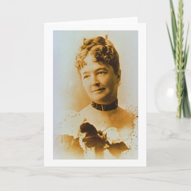 Tarjeta Esposas de Custer del tocino de Elizabeth (Anverso)