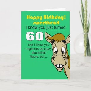 Tarjeta esposo a esposa que cumple 60 años