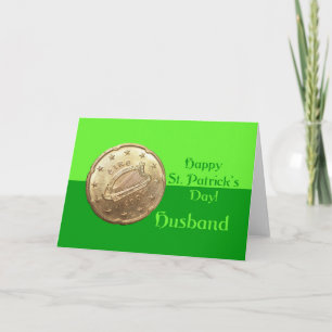 Tarjeta Esposo feliz Día de San Patricio