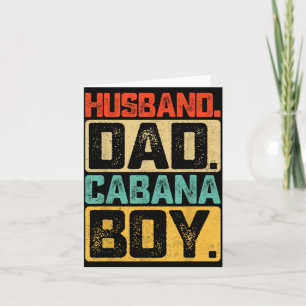 Tarjeta Esposo Papá Cabaña Día del Padre
