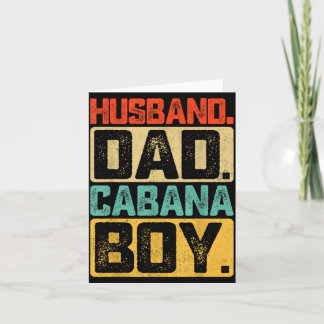 Tarjeta Esposo Papá Cabaña Día del Padre