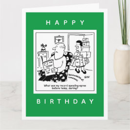 Tarjeta Esposo por Personalizado de gasto de esposa
