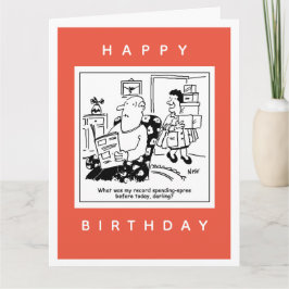Tarjeta Esposo por Personalizado de gasto de esposa