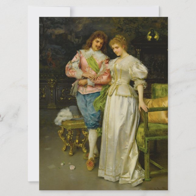 Tarjeta Esposo y esposa (Boda y matrimonio) (Anverso)