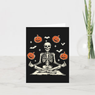 Tarjeta Esqueleto Anti Trump Halloween Manga Larga