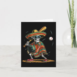 Tarjeta Esqueleto Bysebyll Sombrero Mexicano Cinco De Mayo