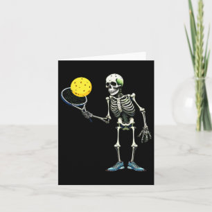 Tarjeta Esqueleto de baloncesto Tee Halloween Disstuma Pic
