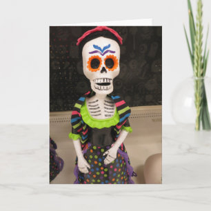 Tarjeta Esqueleto decorativo