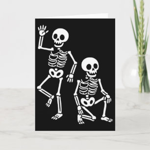 Tarjeta Esqueleto divertido de Halloween Trump Trump _1