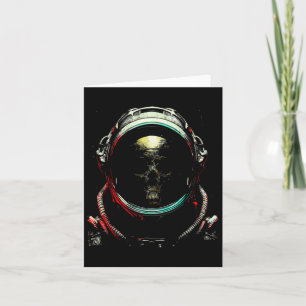 Tarjeta Esqueleto Fantasma de Astronauta - Calavera Espelu