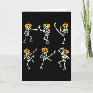 Tarjeta Esqueleto Muay Thai Halloween Kickboxing Mma Muay