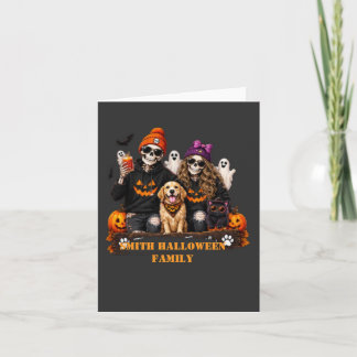 Tarjeta Esqueleto Personalizado de Halloween Quédate Espel