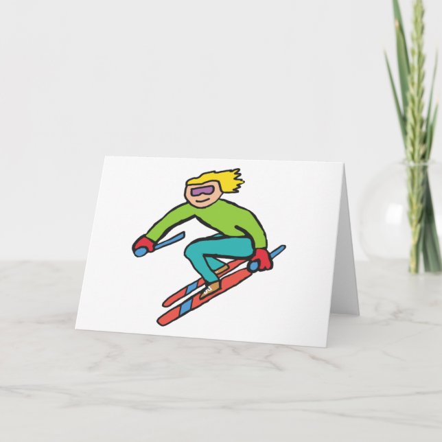 Tarjeta Esquí (Anverso)