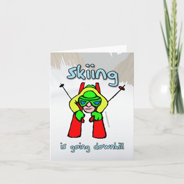 Tarjeta Esquí (Anverso)