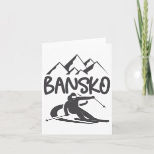 Tarjeta Esquí Bansko Snowboard Bulgaria Resort Distres