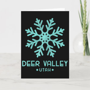 Tarjeta Esquí femenino Deer Valley Utah