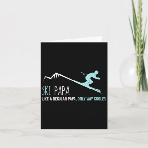 Tarjeta Esquí Papá