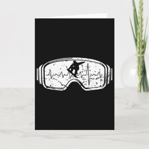 Tarjeta Esquí sobre nieve Tabla de nieve Deporte de invier