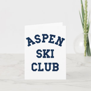 Tarjeta Esquiador de esquí Aspen Ski Club Colorado