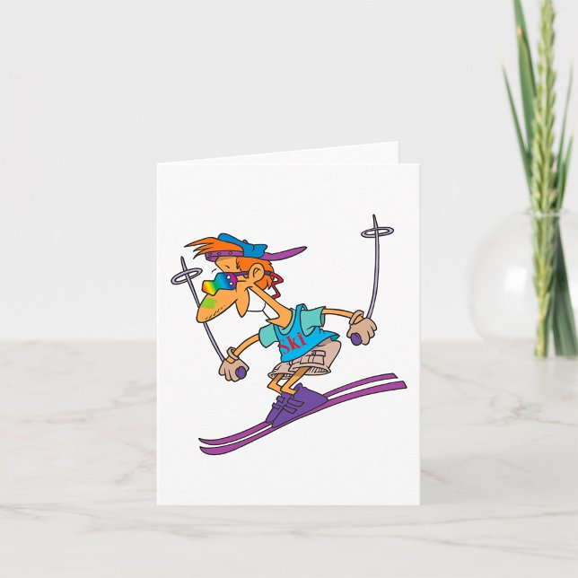 Tarjeta Esquiador de verano (Subido por el creador)