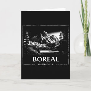 Tarjeta Esquiador Esqui Estados Unidos Boreal