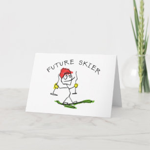 Tarjeta Esquiador futuro