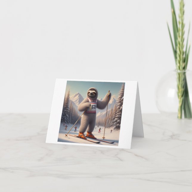 Tarjeta Esquiar espumoso (Anverso)