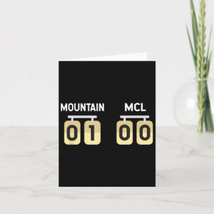 Tarjeta Esquiar Lesiones De Snowboard Mcl Obtener Buena Re